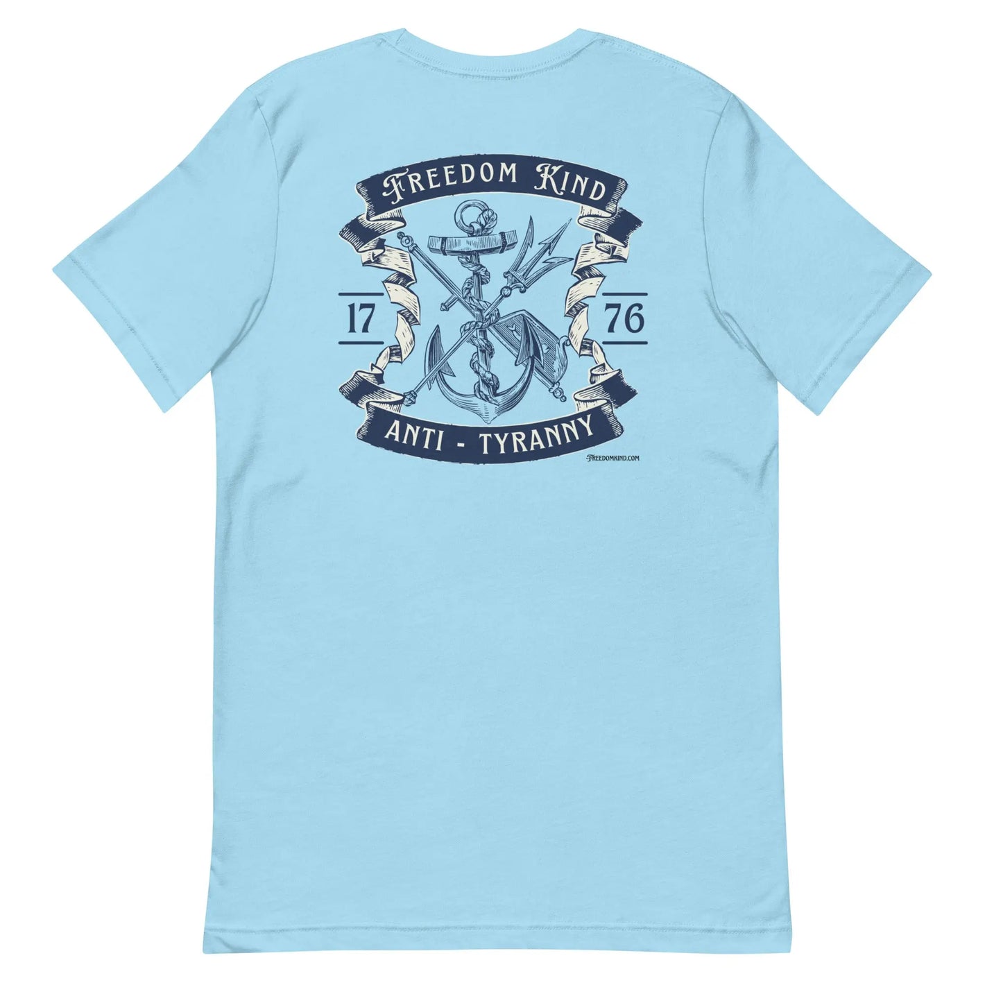 Anti-Tyranny Anchor Trident T-shirt | Freedom Kind Apparel - Image #1