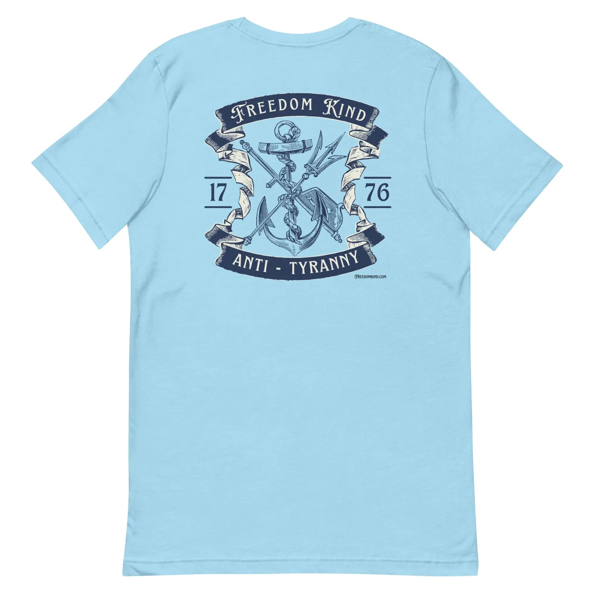 Anti-Tyranny Anchor Trident T-shirt | Freedom Kind Apparel - Image #1
