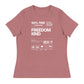 Women's Relaxed T-Shirt: 100% Human Kind | Freedom Kind Apparel - Image #13