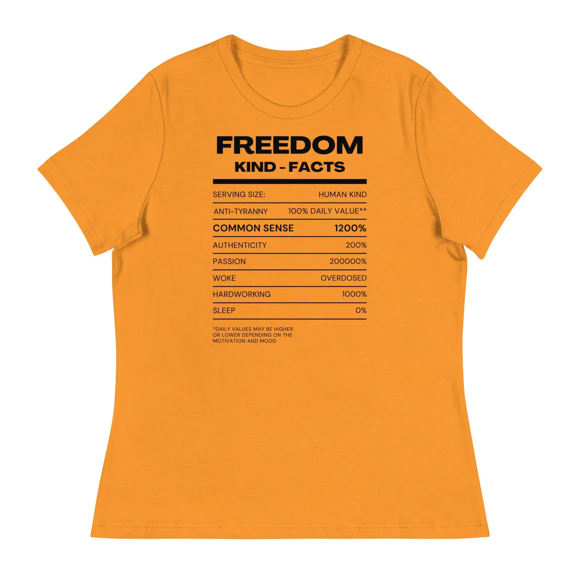FK Food Label Women's Relaxed T-Shirt | Freedom Kind Apparel - Image #11