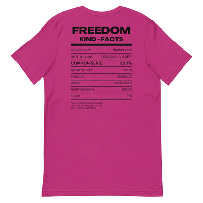 FK Food Label T-shirt | Freedom Kind Apparel - Image #1