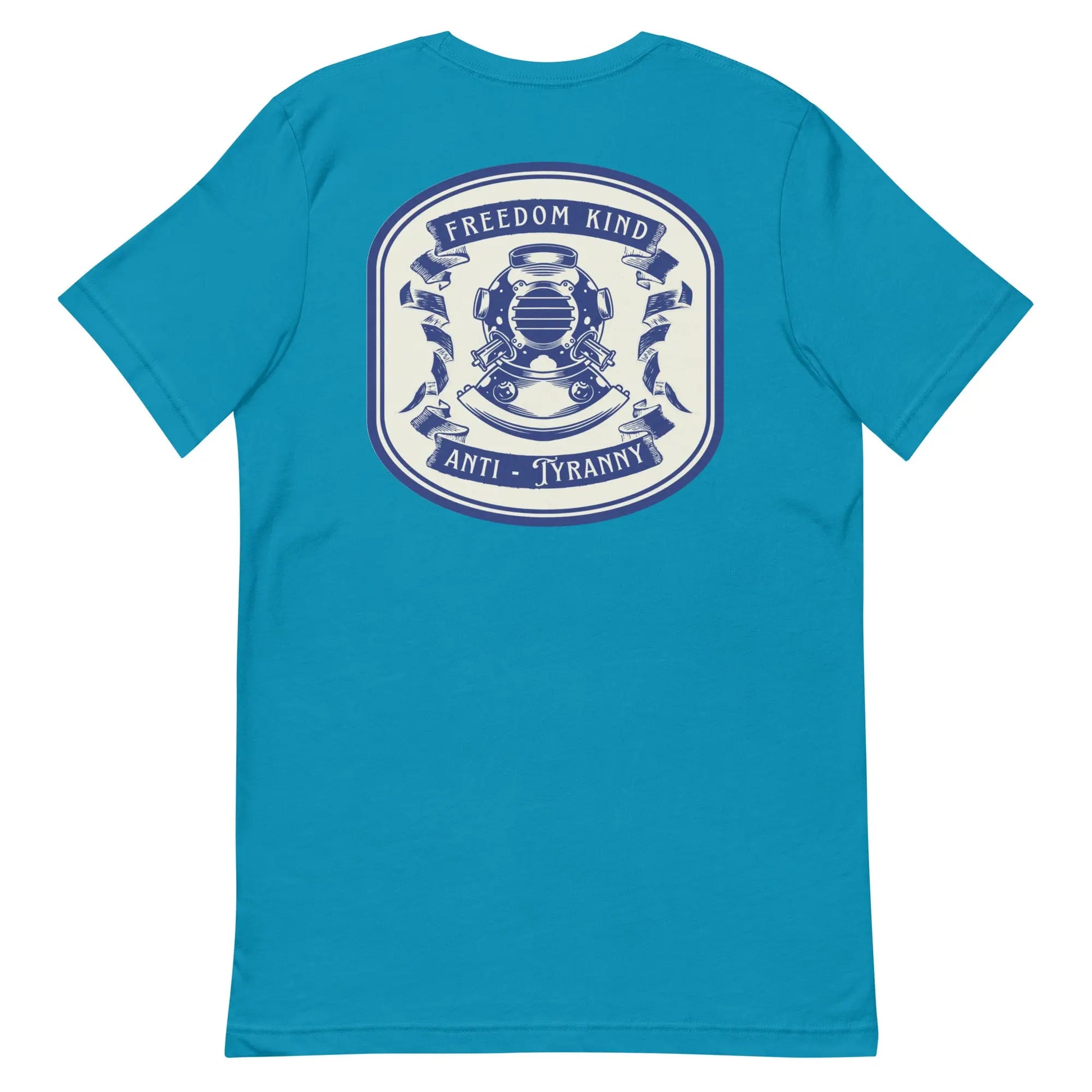 Freedom Kind Anti - Tyranny Vintage Scuba Logo T-shirt - Image #13