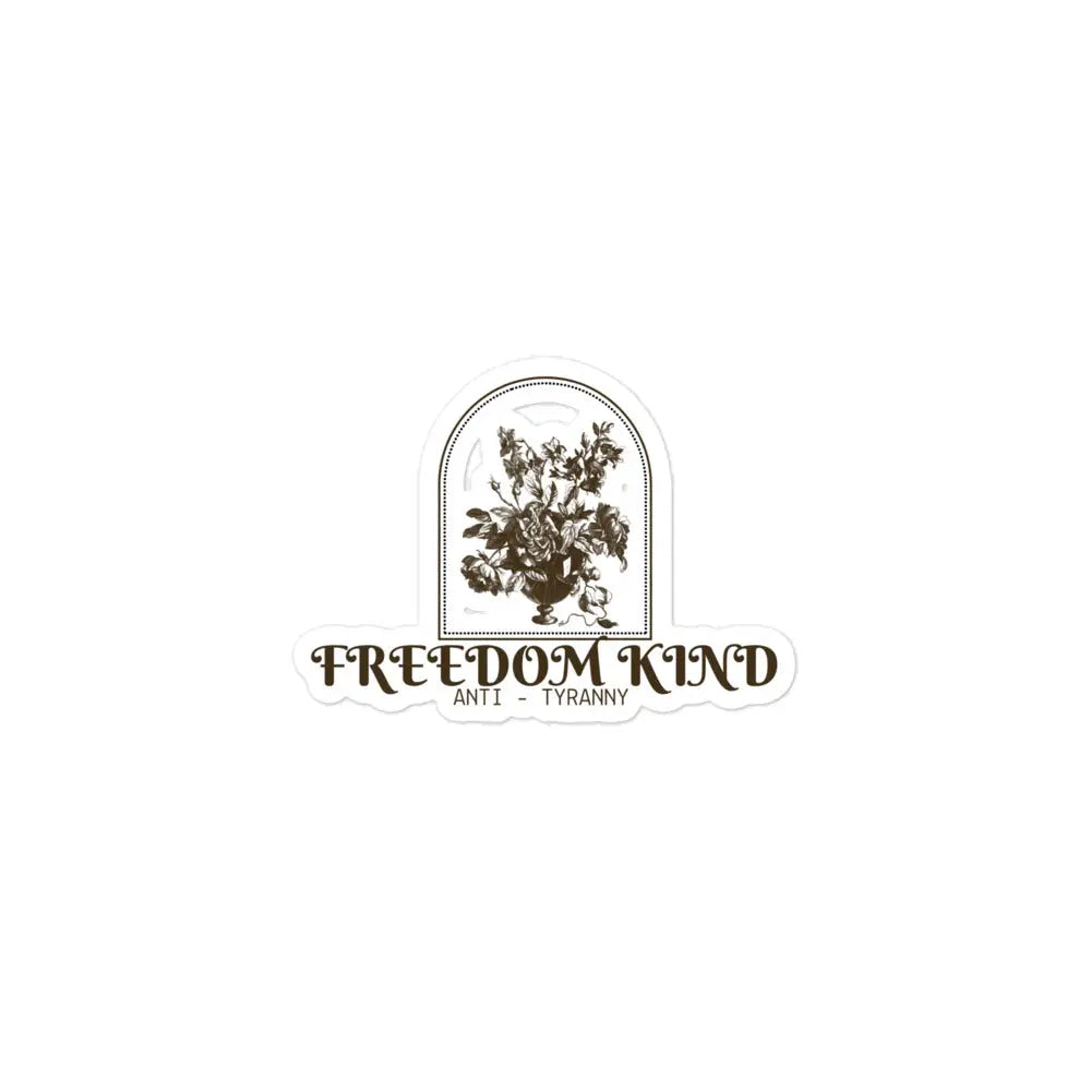 Women's Bubble-free Stickers: Anti-Tyranny Bouquet | Freedom Kind - Image #2