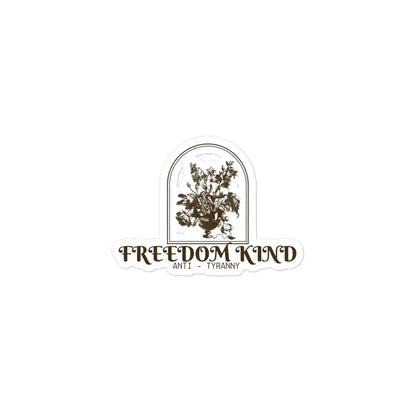 Women's Bubble-free Stickers: Anti-Tyranny Bouquet | Freedom Kind - Image #2