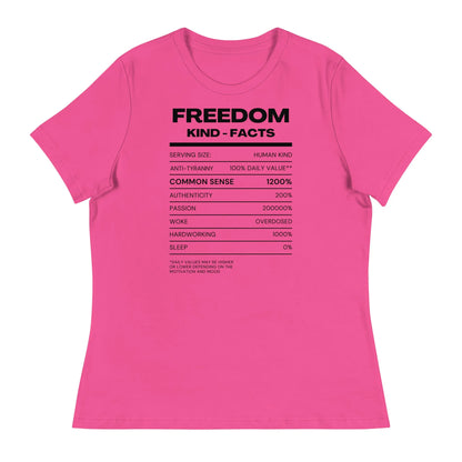 FK Food Label Women's Relaxed T-Shirt | Freedom Kind Apparel - Image #6