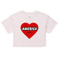 Love America | Women’s crop top - Image #13