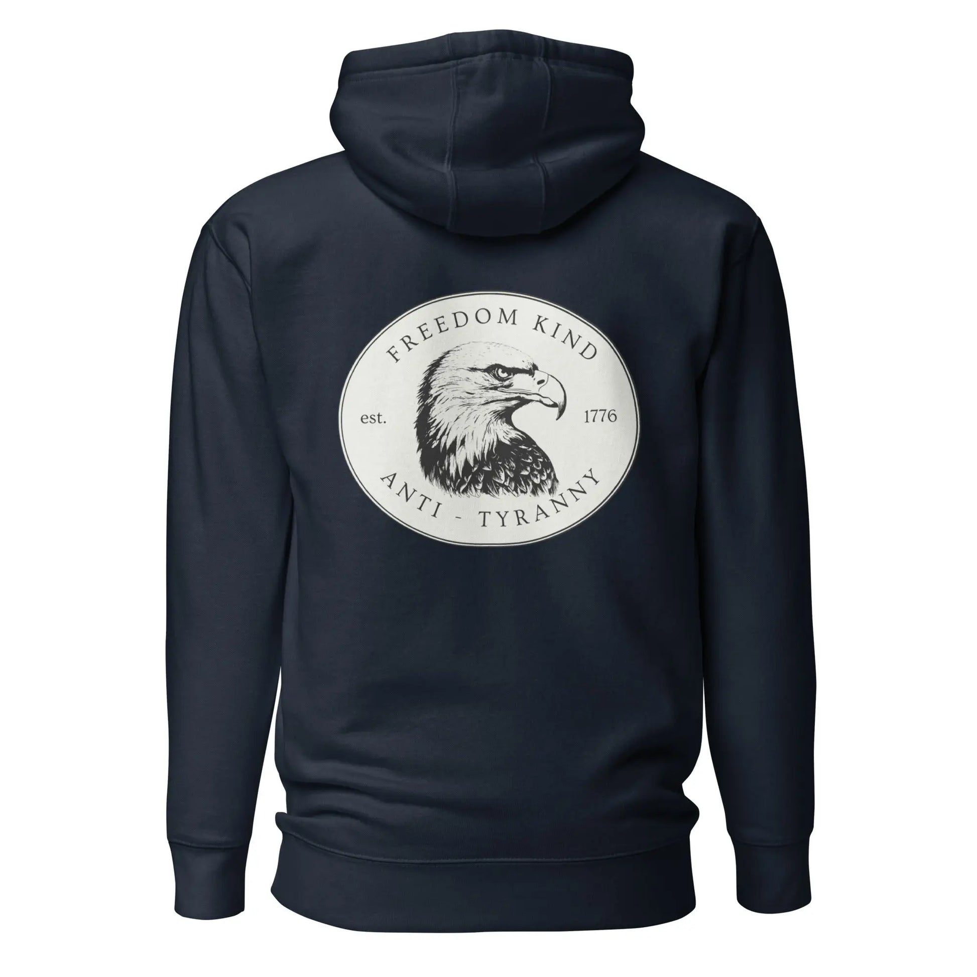 Freedom Kind Bald Eagle Logo Hoodie - Image #5