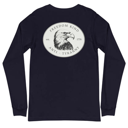 Freedom Kind Bald Eagle Logo Long Sleeve Tee - Image #5