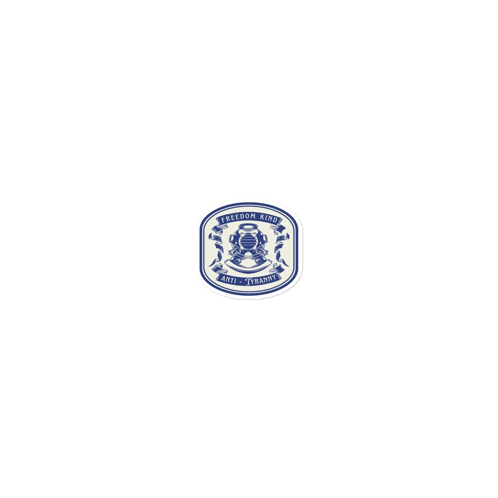 Freedom Kind Anti - Tyranny Vintage Scuba Bubble-free stickers - Image #4