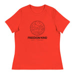 Women's Relaxed T-Shirt: Night Seas | Freedom Kind Apparel - Image #2