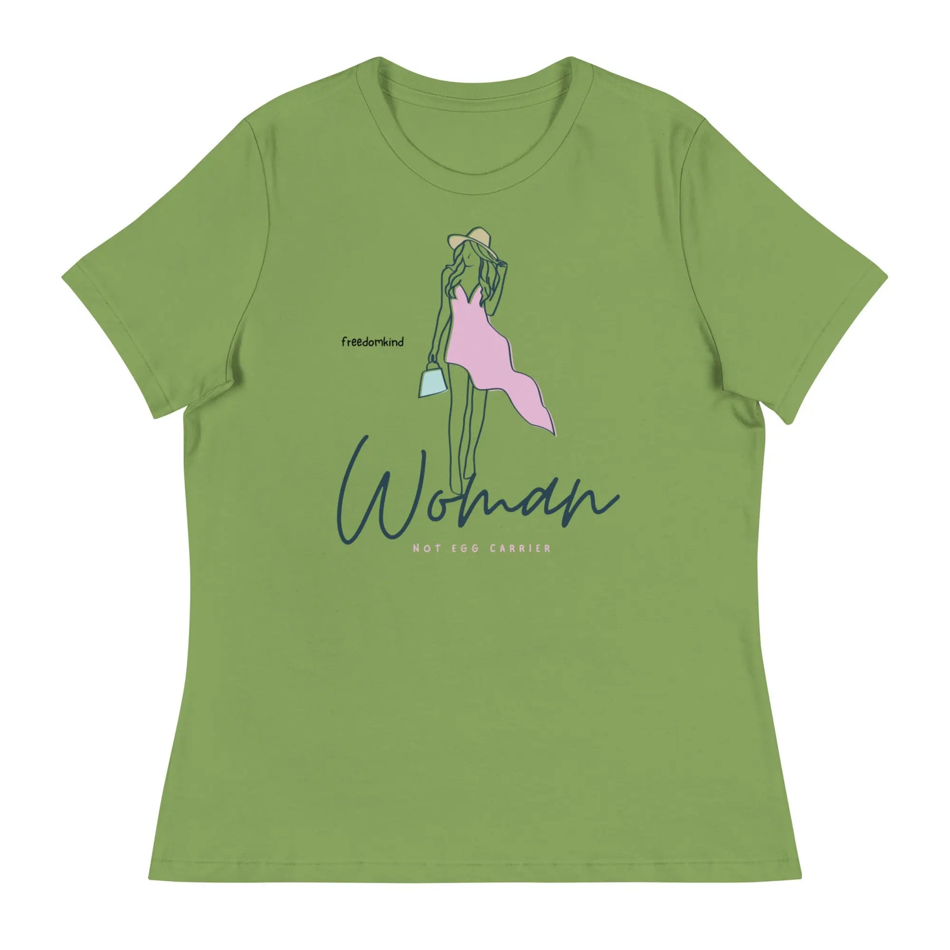 Women's Relaxed T-Shirt: 'Motherhood in Progress' | 'I'm Not Carrying an Egg, It's a Baby!' | Freedom Kind - Image #10