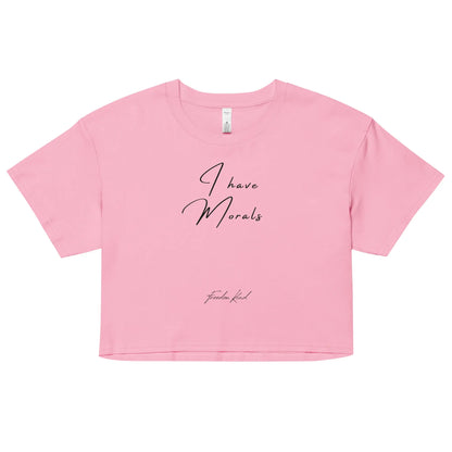 I Have Morals 01 | Women’s crop top - Image #6