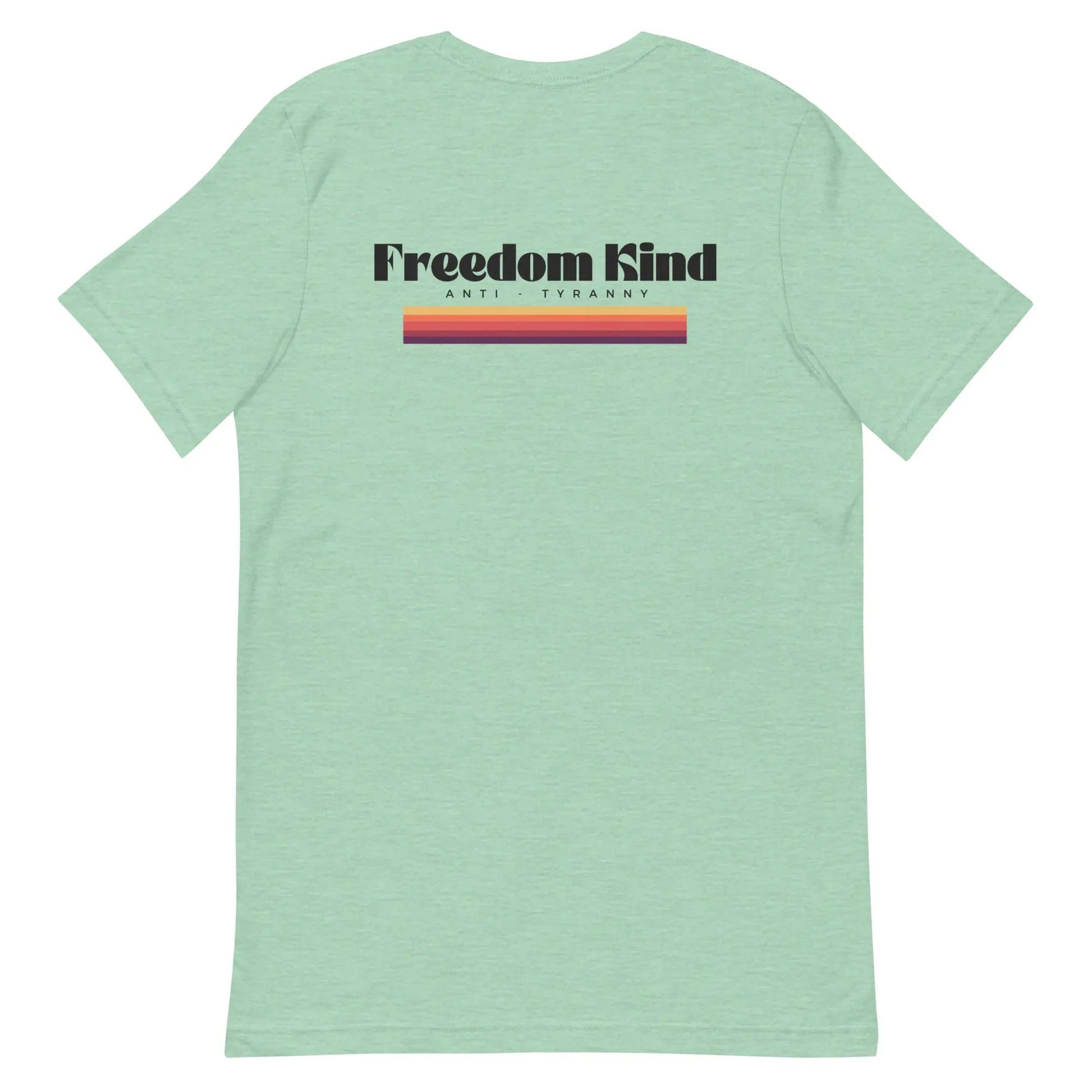 Freedom Kind Anti - Tyranny Sunset Banner T-shirt - Image #17