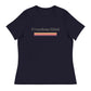 Freedom Kind Anti - Tyranny Sunset Banner Women's Relaxed T-Shirt - Image #2