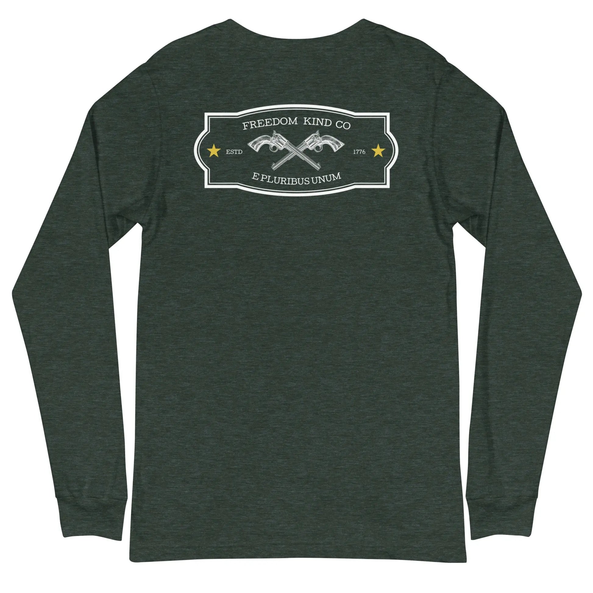 E Pluribus Unum Long Sleeve Tee | Freedom Kind Apparel - Image #7