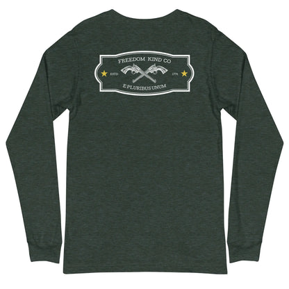 E Pluribus Unum Long Sleeve Tee | Freedom Kind Apparel - Image #7