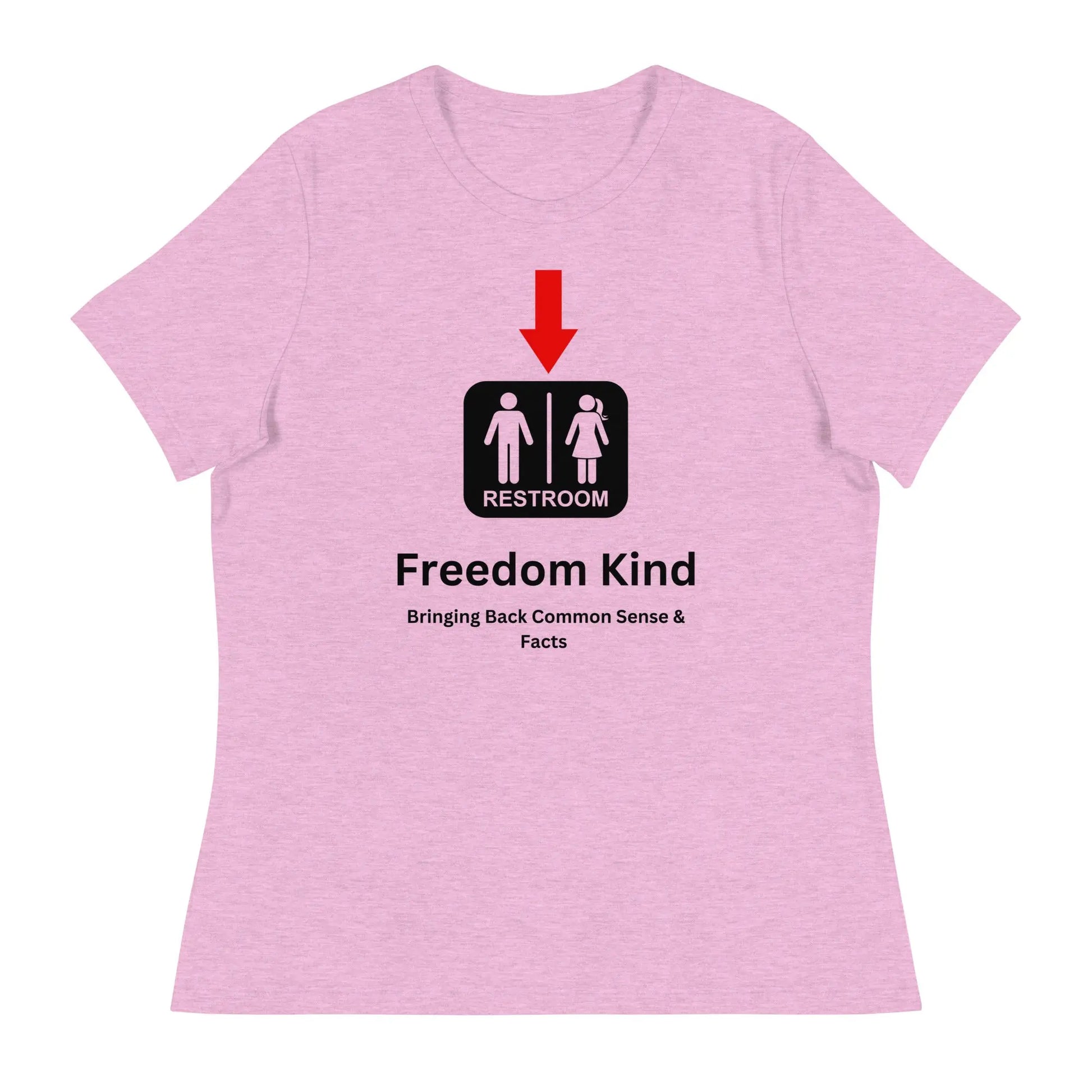 Just a Restroom Sign Women's Relaxed T-Shirt | Freedom Kind Apparel - Image #15