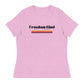Freedom Kind Anti - Tyranny Sunset Banner Women's Relaxed T-Shirt - Image #24