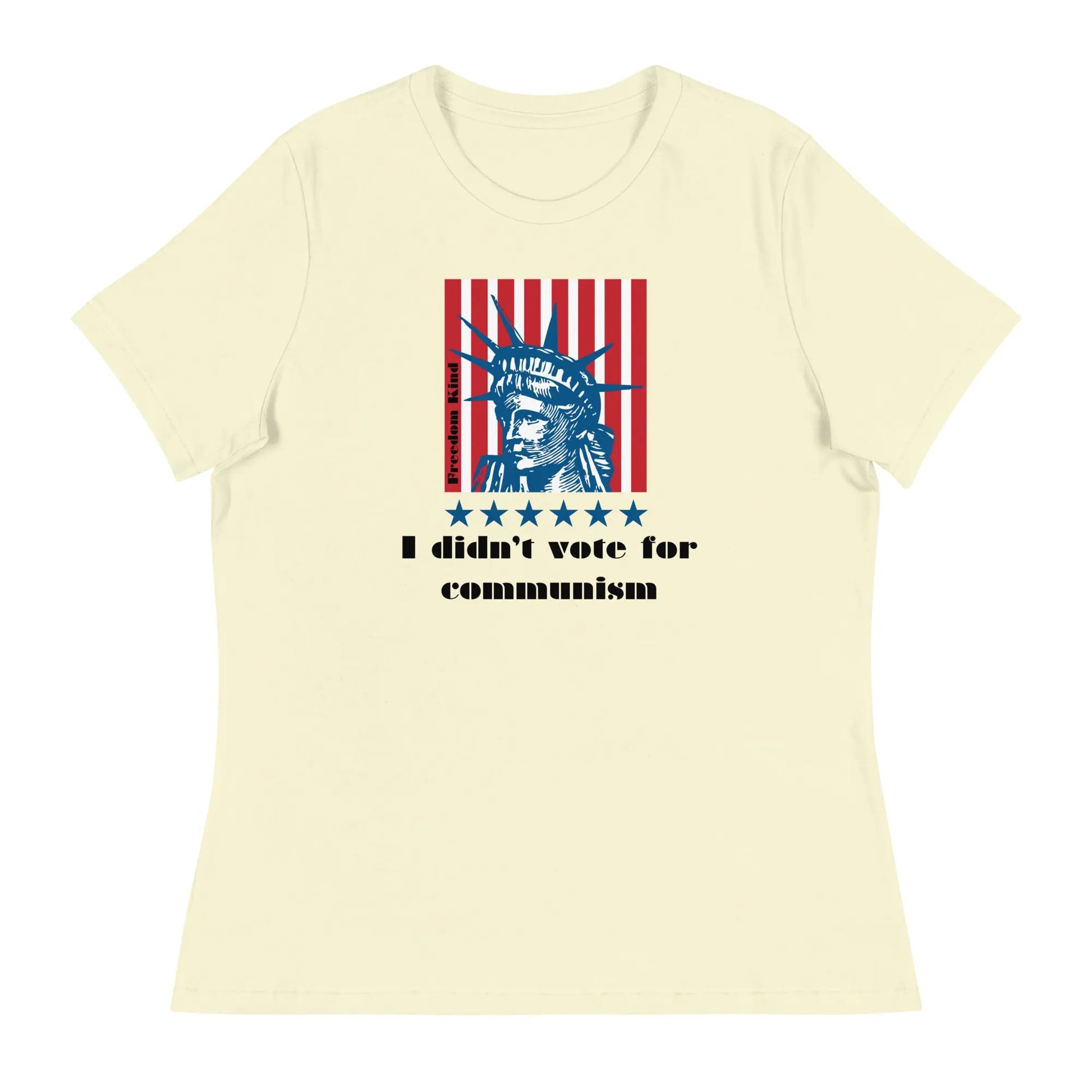 Women's Relaxed T-Shirt: 'I Didn't Vote For Communism' | Freedom Kind - Image #13