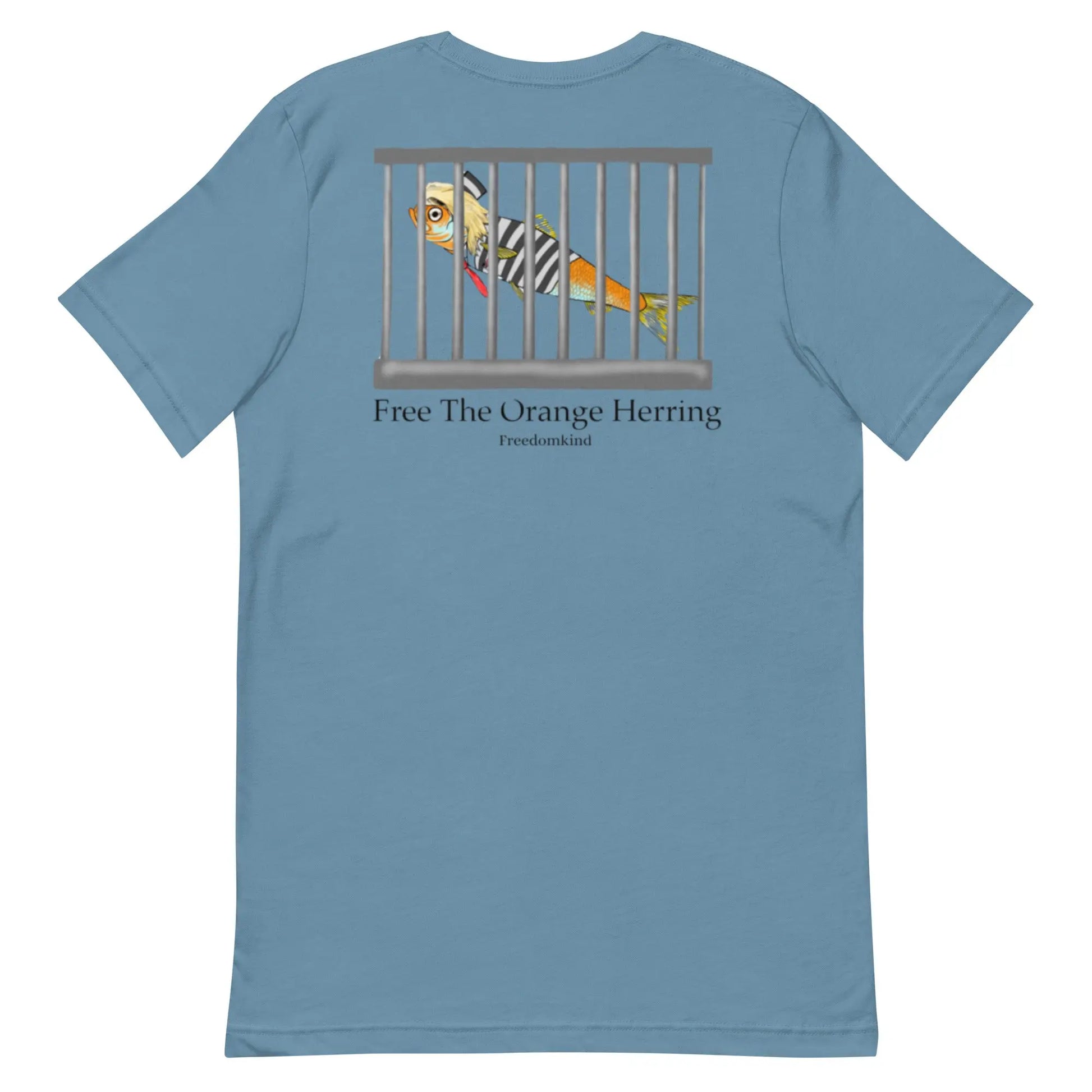 Political Commentary T-shirt: 'Free The Orange Herring' | Freedom Kind Apparel - Image #7