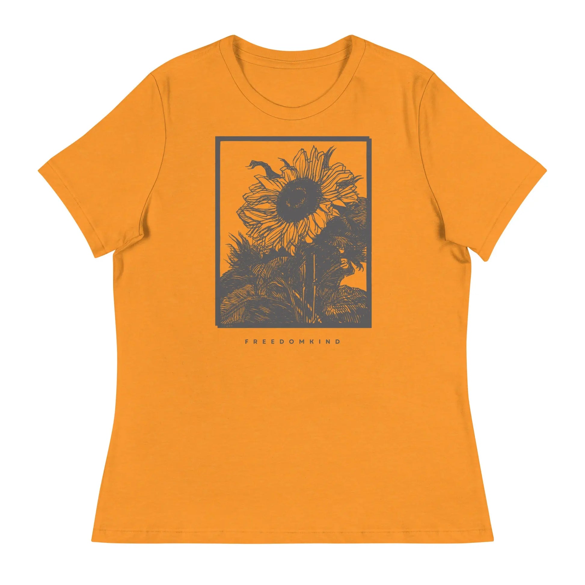 Women's Relaxed T-Shirt with Sunflower Design | Freedom Kind Apparel - Image #12