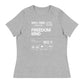 Women's Relaxed T-Shirt: 100% Human Kind | Freedom Kind Apparel - Image #21