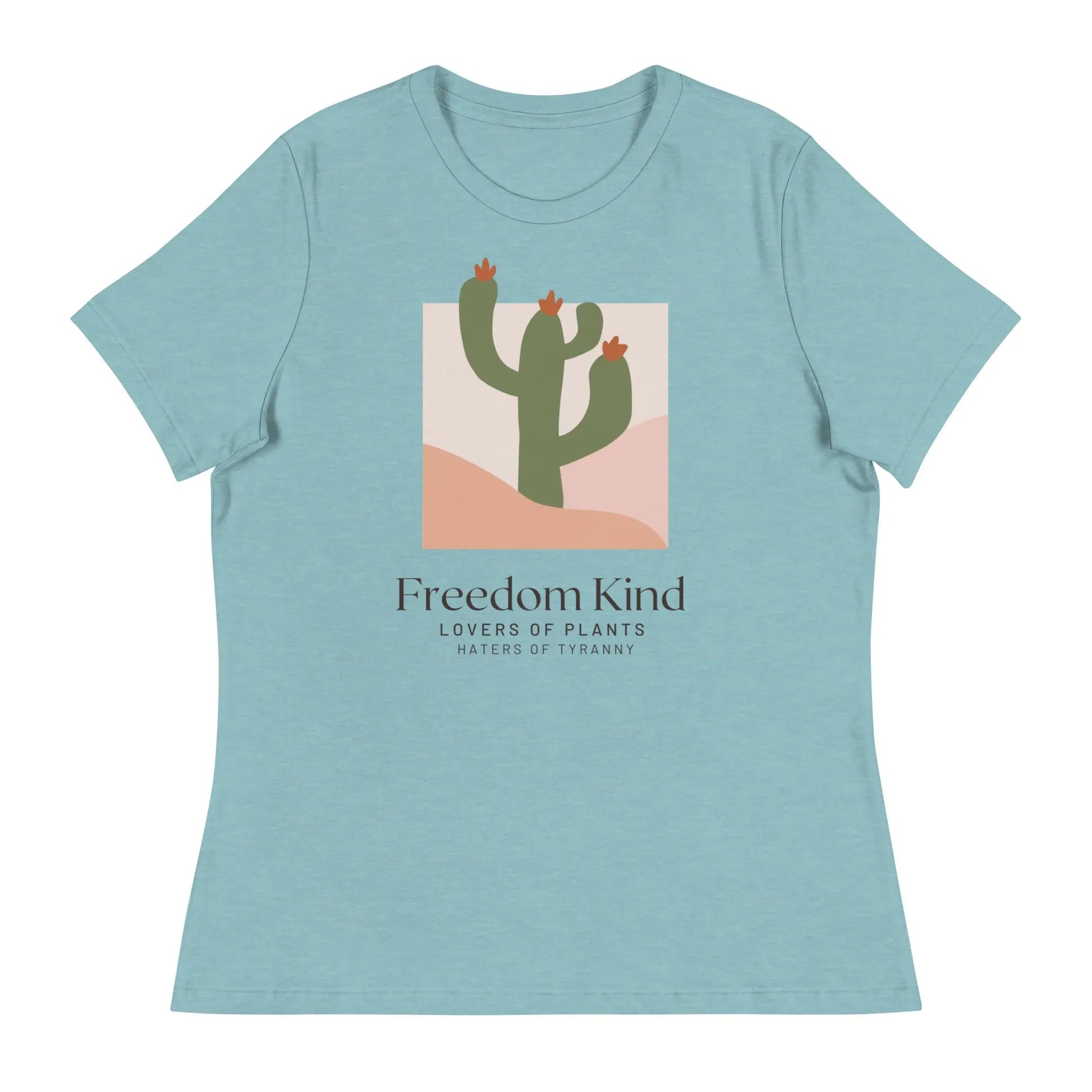 Lover of Plants Haters of Tyranny Women's Relaxed T-Shirt | Freedom Kind Apparel - Image #1