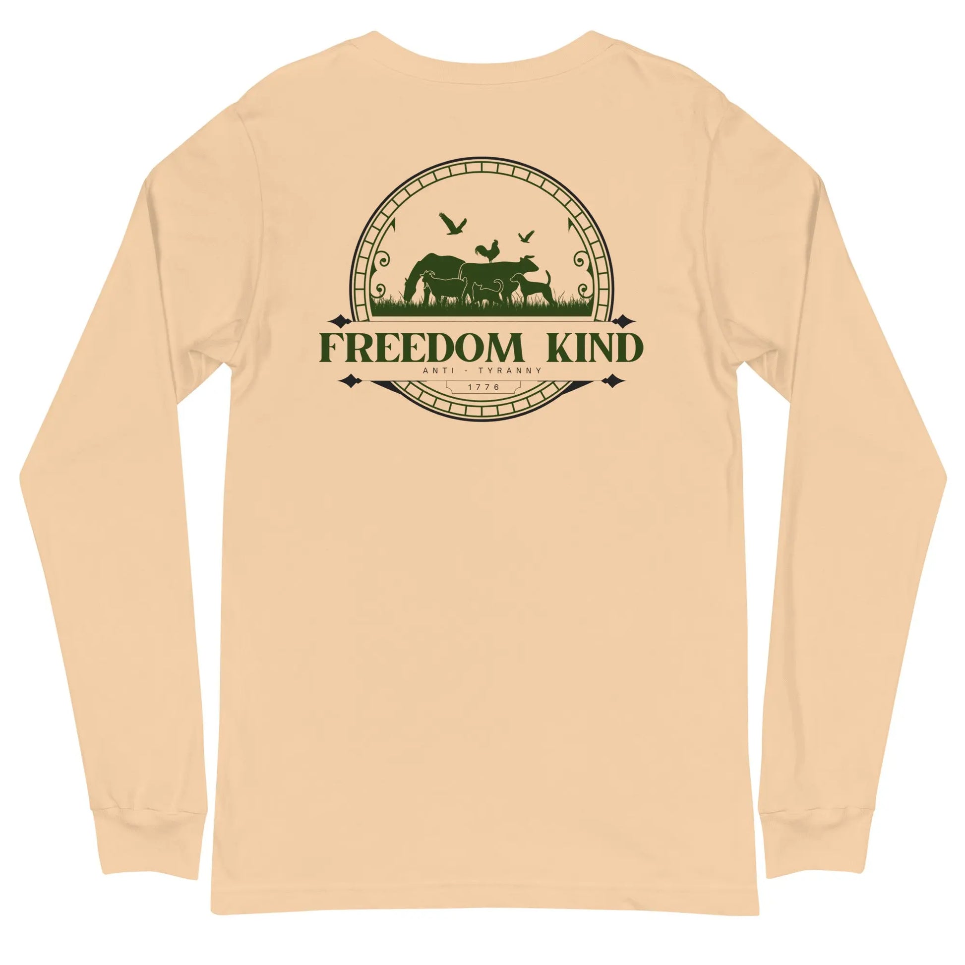 Unisex Long Sleeve Tee: Farm Theme | Freedom Kind Apparel - Image #15