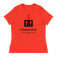 Just a Restroom Sign Women's Relaxed T-Shirt | Freedom Kind Apparel - Image #2