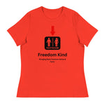 Just a Restroom Sign Women's Relaxed T-Shirt | Freedom Kind Apparel - Image #2