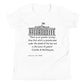 Youth Short Sleeve T-Shirt with Charles de Montesquieu Quote | Freedom Kind Apparel - Image #10