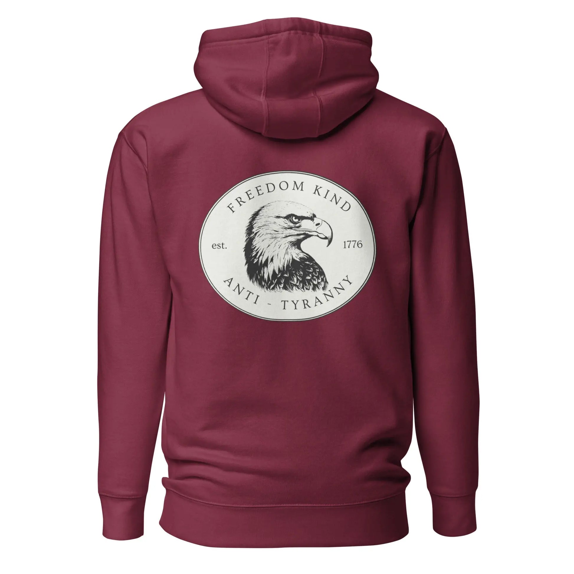 Freedom Kind Bald Eagle Logo Hoodie - Image #7