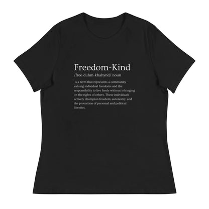 Freedom Kind Definition Women's Relaxed T-Shirt - Image #1