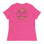 Freedom Kind Anti - Woke Women's Relaxed T-Shirt - Image #11