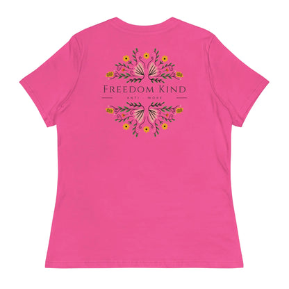 Freedom Kind Anti - Woke Women's Relaxed T-Shirt - Image #11