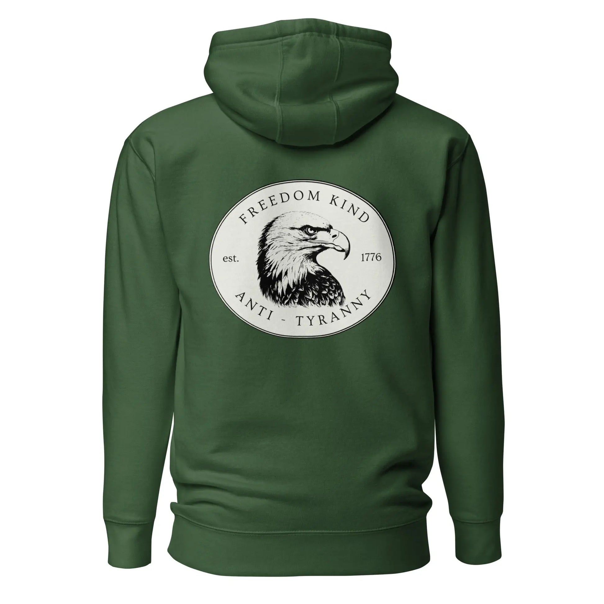 Freedom Kind Bald Eagle Logo Hoodie - Image #13