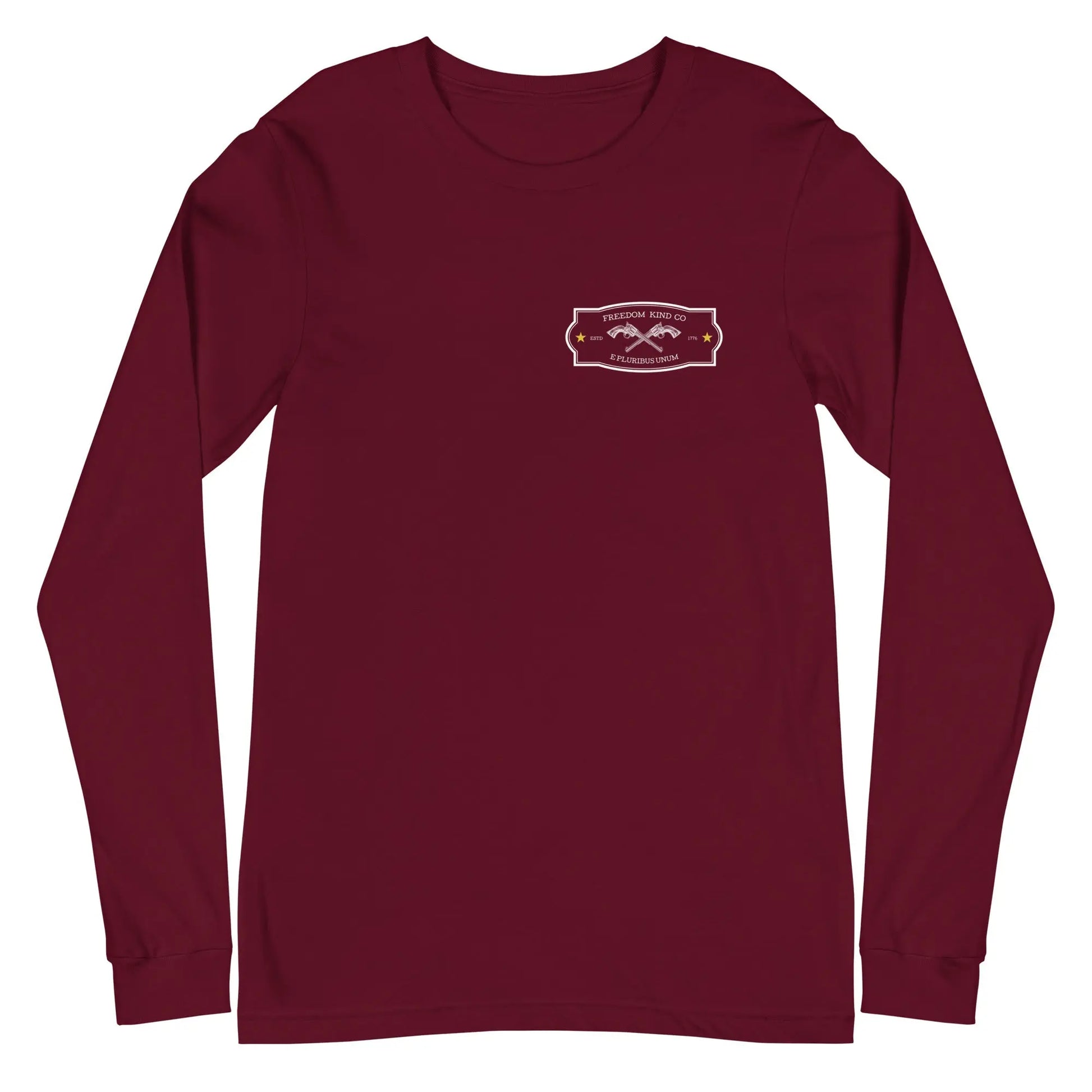 E Pluribus Unum Long Sleeve Tee | Freedom Kind Apparel - Image #2