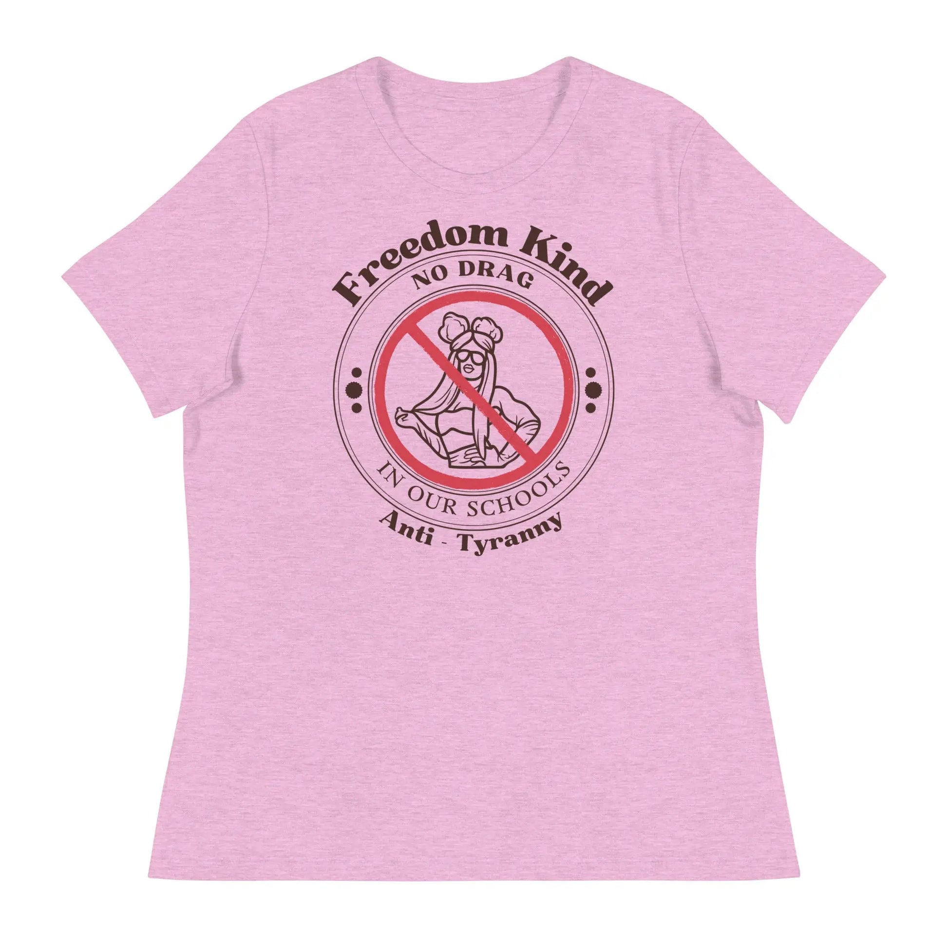 Women's Relaxed T-Shirt - 'No Drag In Our Schools' | Freedom Kind - Image #8