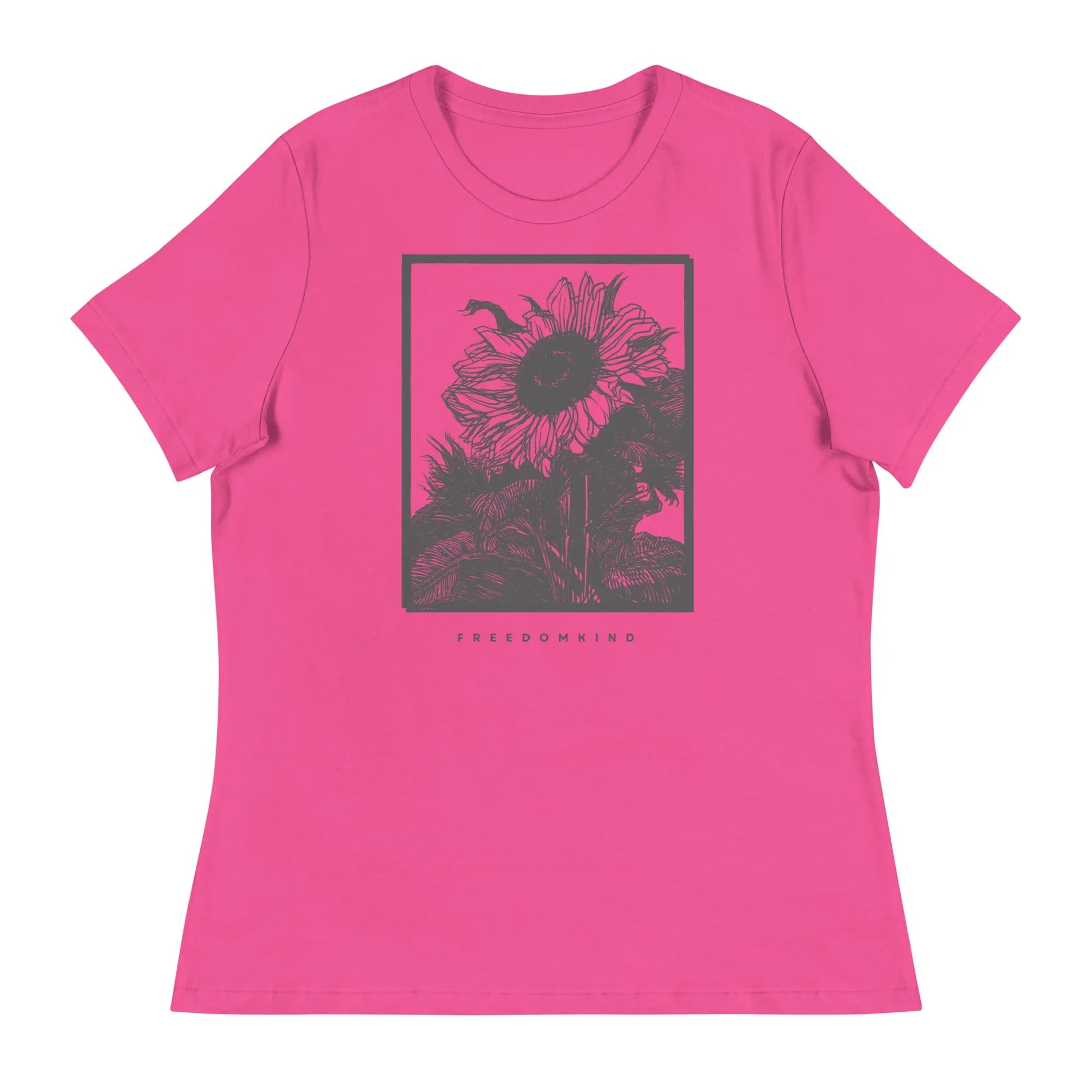 Women's Relaxed T-Shirt with Sunflower Design | Freedom Kind Apparel - Image #6