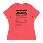 FK Food Label Women's Relaxed T-Shirt | Freedom Kind Apparel - Image #4