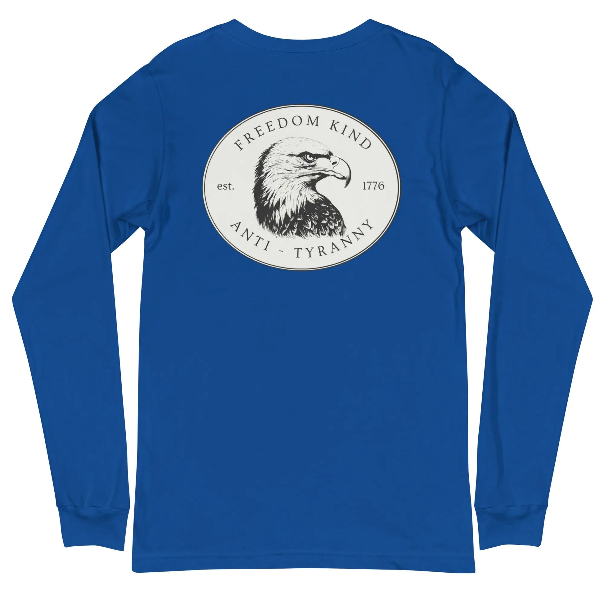 Freedom Kind Bald Eagle Logo Long Sleeve Tee - Image #14