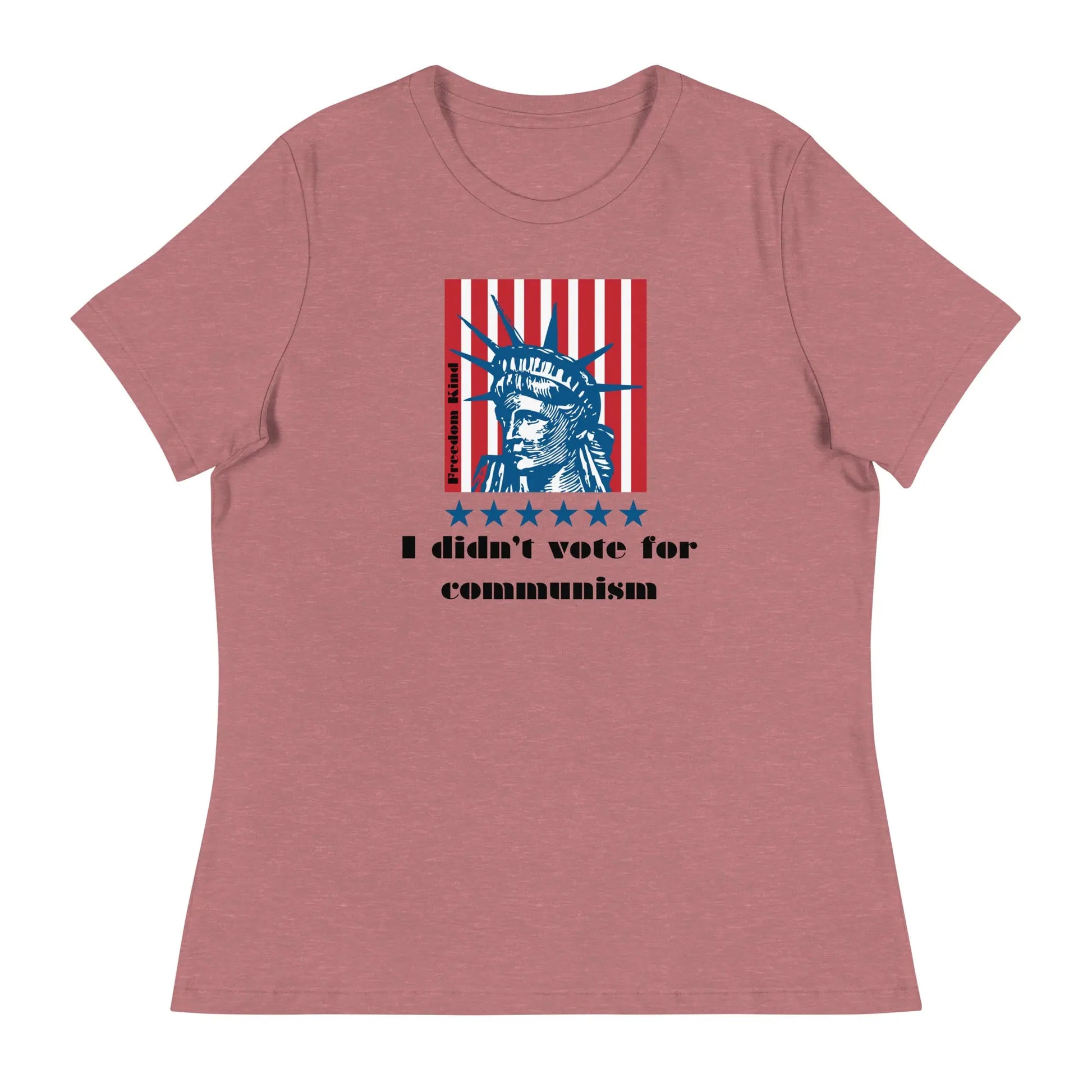 Women's Relaxed T-Shirt: 'I Didn't Vote For Communism' | Freedom Kind - Image #5