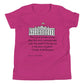 Youth Short Sleeve T-Shirt with Charles de Montesquieu Quote | Freedom Kind Apparel - Image #4