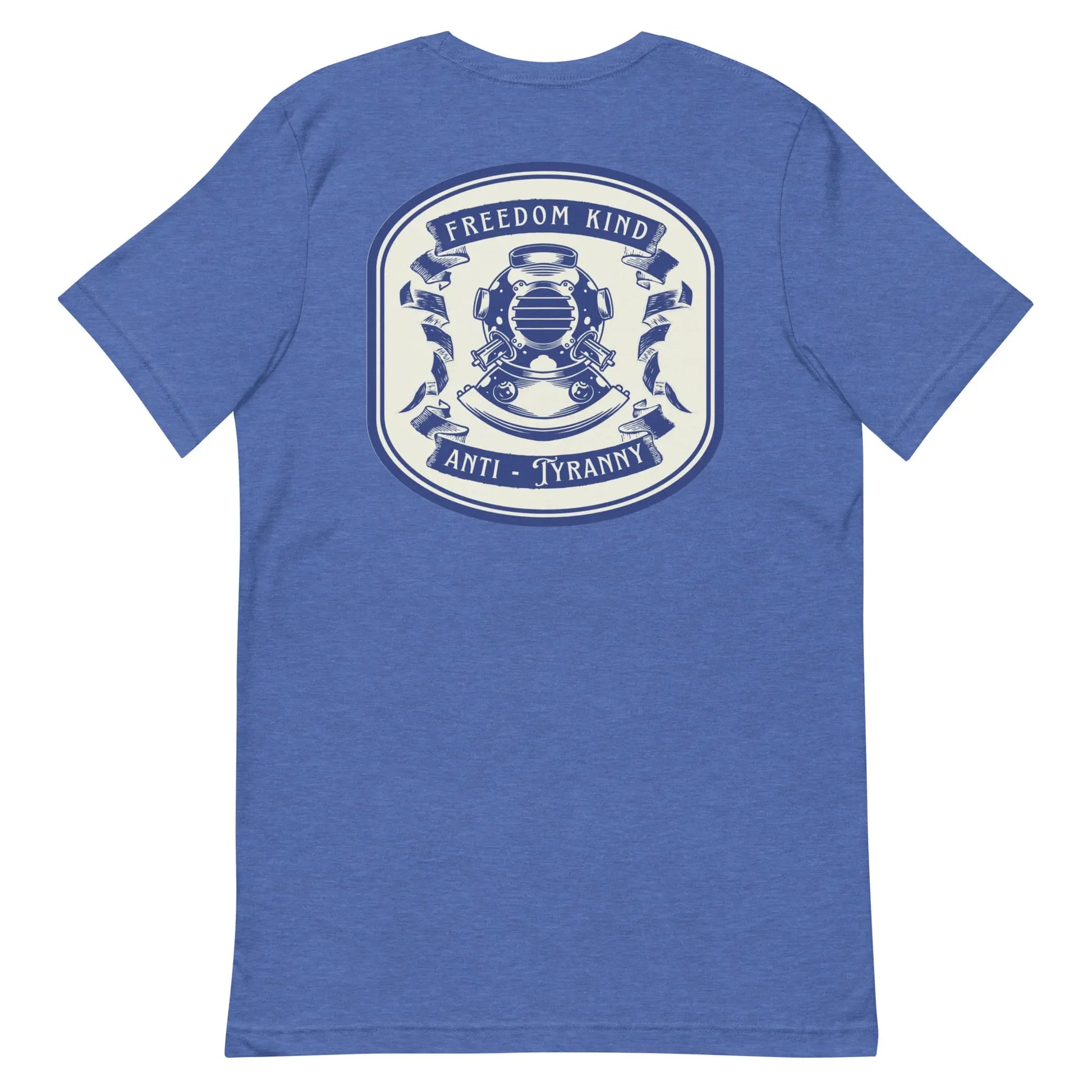 Freedom Kind Anti - Tyranny Vintage Scuba Logo T-shirt - Image #11