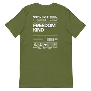 100% Human Kind T-shirt | Freedom Kind Apparel - Image #1