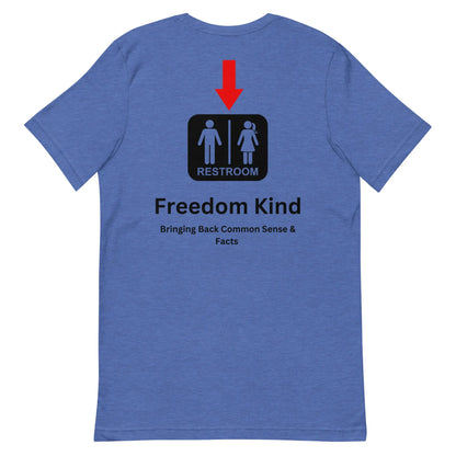 Just a Restroom Sign T-Shirt | Freedom Kind Apparel - Image #3
