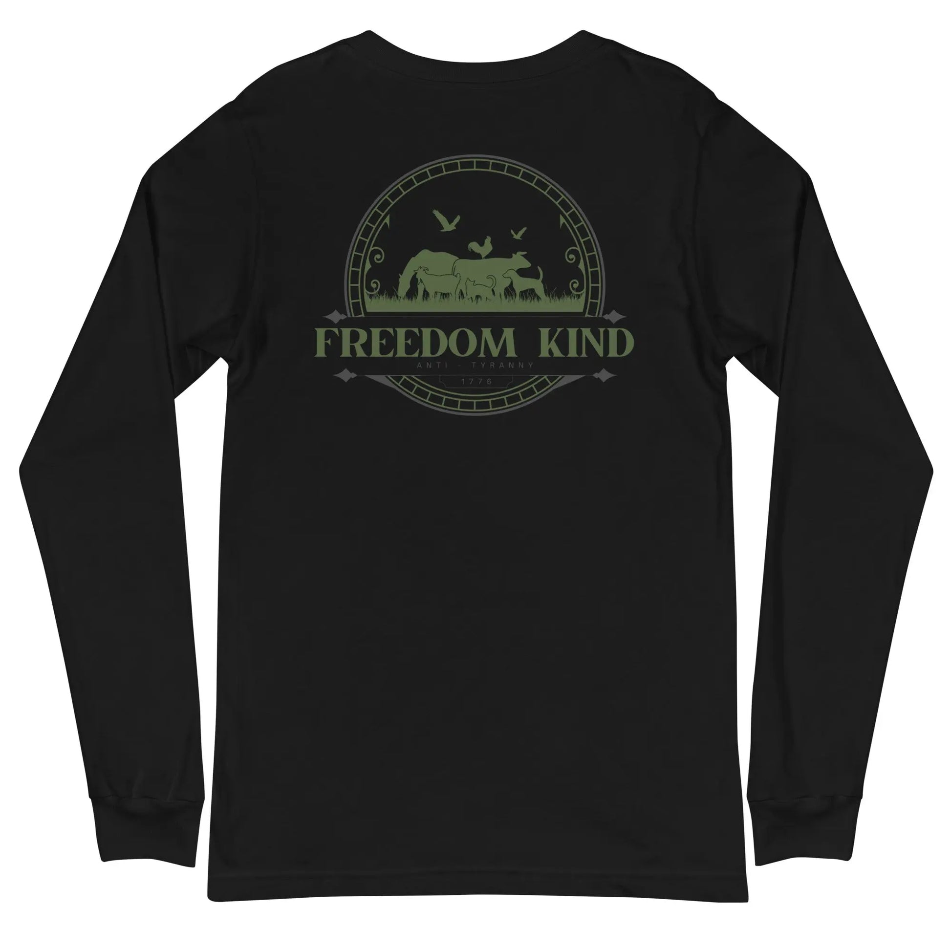 Unisex Long Sleeve Tee: Farm Theme | Freedom Kind Apparel - Image #5