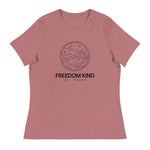 Women's Relaxed T-Shirt: Night Seas | Freedom Kind Apparel - Image #8