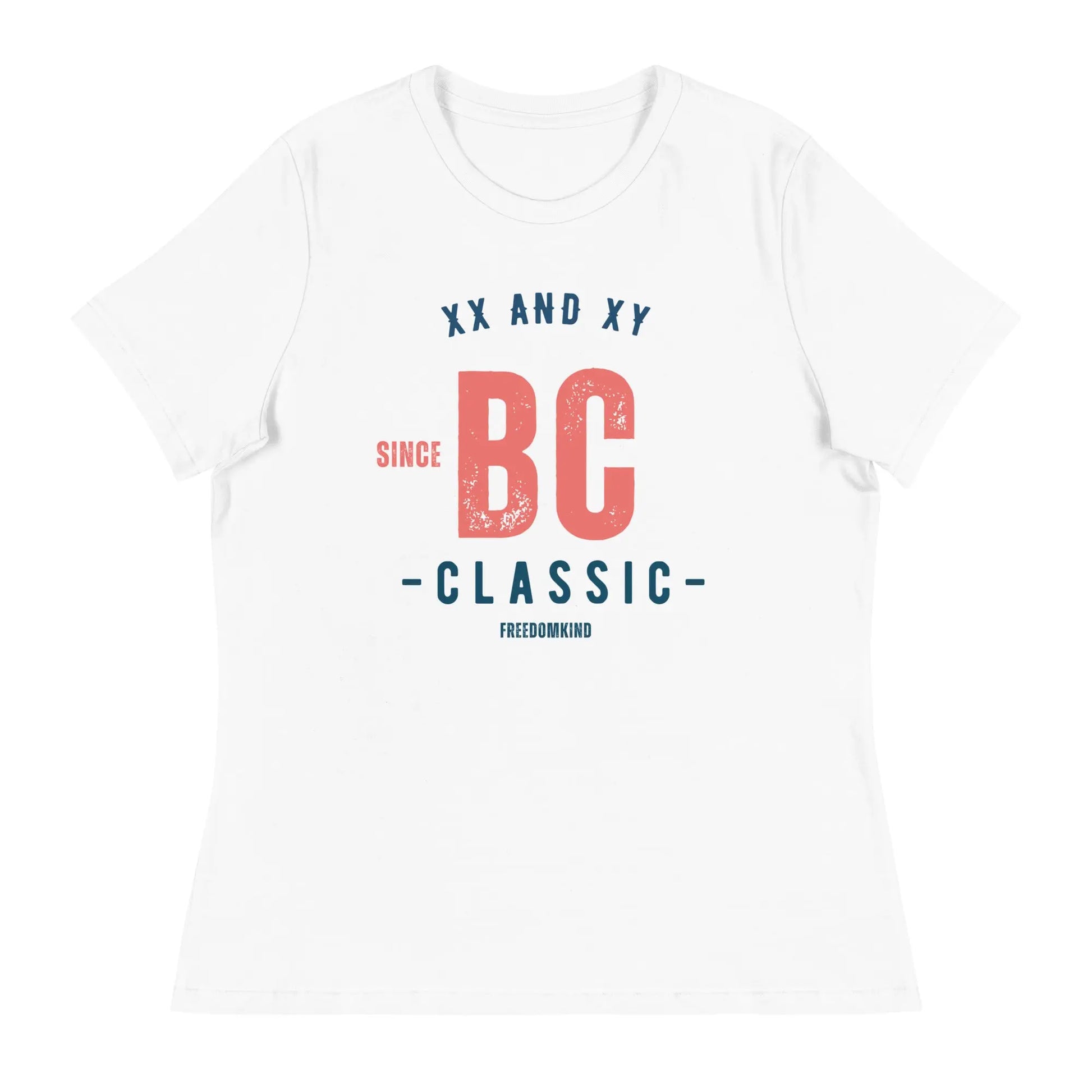 Women's Relaxed T-Shirt: 'XX & XY Since BC - Classic' | Freedom Kind - Image #14