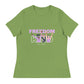 Women's Relaxed T-Shirt: Anti-Tyranny Celebration | Freedom Kind Apparel - Image #5